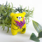 Little Pocket Hug Flowers Bouquet Bear