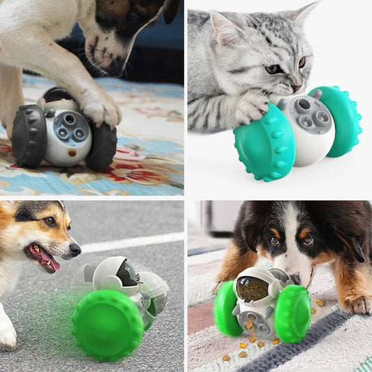49% OFF🔥Pet Food Interactive Tumbler Slow Feeder Funny Toy 🐶