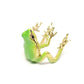 Latest-Tree Frog Ring & Earrings