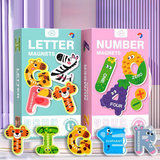 Magnetic Letters And Numbers - Kids Learning Toys🧸