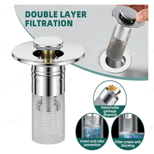 BUY 1 GET 1 FREE🔥Isolate odor and prevent cockroaches-Stainless Steel Floor Drain Filter