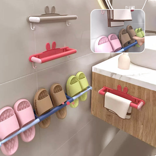 🔥49% Off Today🔥Retractable Punch-Free Bathroom Storage Rack