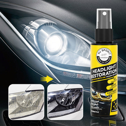 BUY 1 GET 1 FREE TODAY💥Efficient Car Headlight Restoration Spray