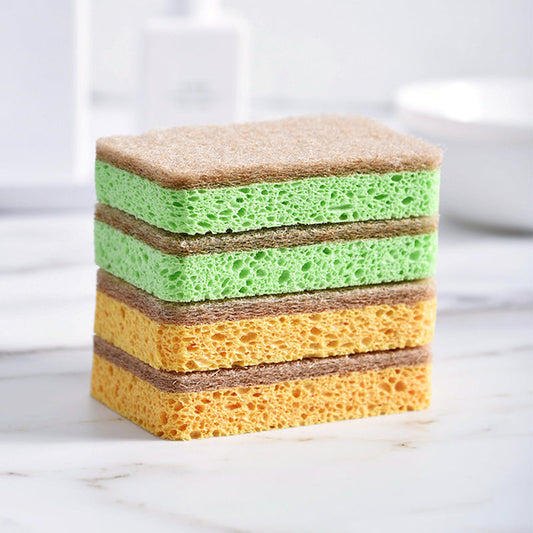 Kitchen Fiber Sponge Scrub Pad for Dishes and Pans